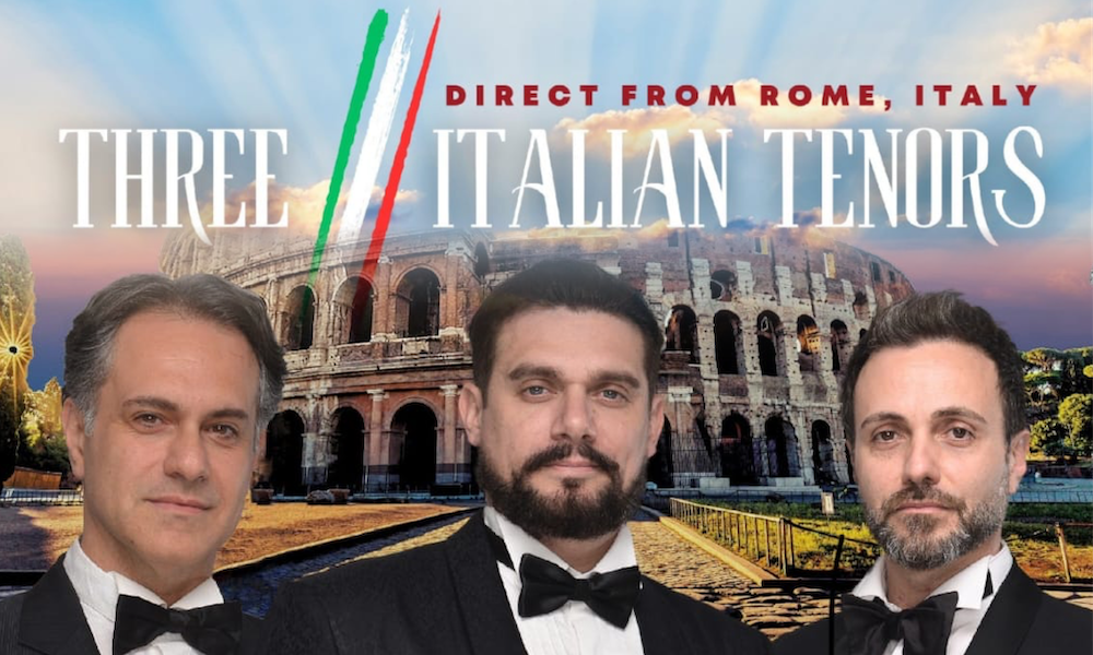 The Three Italian Tenors<br />Fri, Mar 13 @ 7:30 pm<br />CONCERT HALL ${_SerializerTool.serialize($articlepage.getChild('system-data-structure').getChild('large-image').getChild('display-name'),true)}